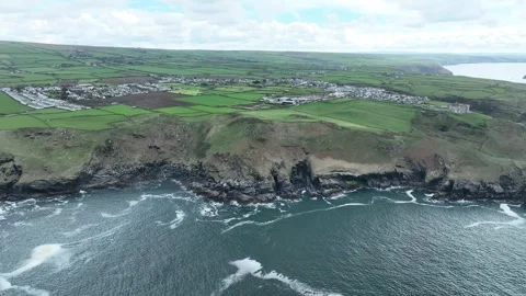 Coastal Cliff Stock Footage 307872848