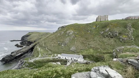 Coastal Cliff Stock Footage 307966545