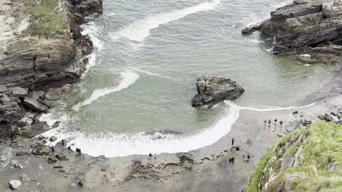 Coastal Cliff Stock Footage 307966556