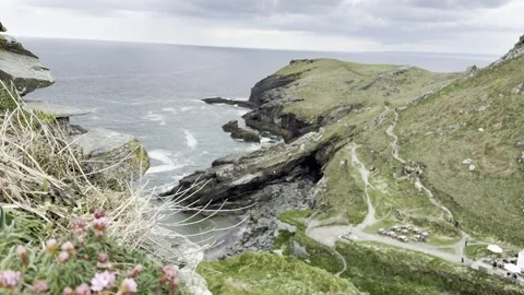 Coastal Cliff Stock Footage 307966619