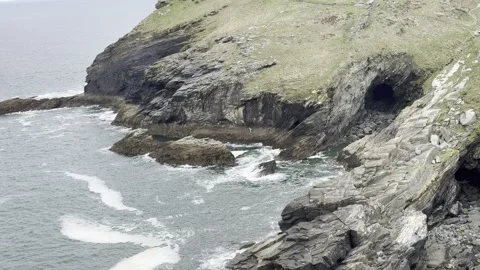 Coastal Cliff Stock Footage 307966652