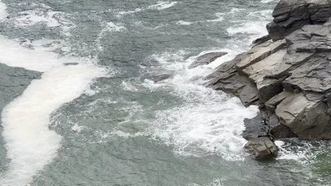 Coastal Cliff Stock Footage 307966762