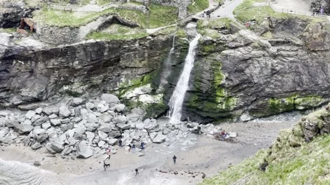 Coastal Cliff Stock Footage 307966768