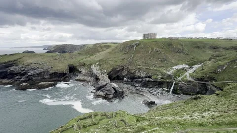 Coastal Cliff Stock Footage 307966784