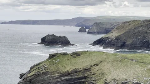 Coastal Cliff Stock Footage 307966814