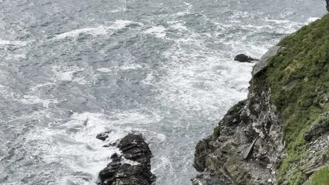 Coastal Cliff Stock Footage 307966890