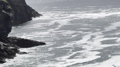 Coastal Cliff Stock Footage 307966896