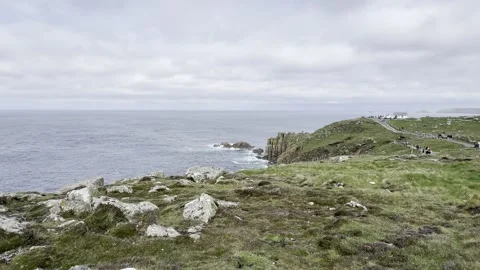Coastal Cliff Stock Footage 308038572