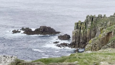 Coastal Cliff Stock Footage 308038579