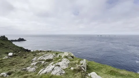 Coastal Cliff Stock Footage 308038592