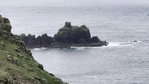 Coastal Cliff Stock Footage 308038602