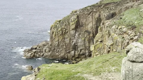 Coastal Cliff Stock Footage 308039040