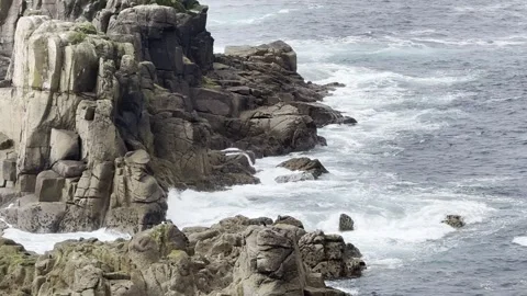 Coastal Cliff Stock Footage 308039085