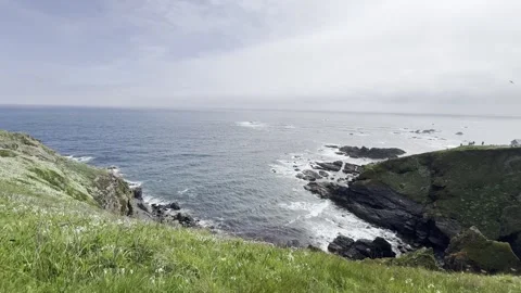 Coastal Cliff Stock Footage 308039149