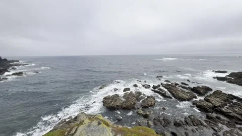 Coastal Cliff Stock Footage 308039217