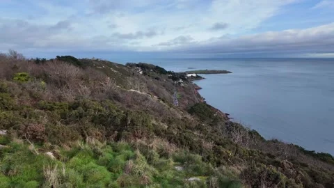 Coastal Cliff Walk Path Along Ireland’s Atlantic Shore Stock Footage 327624905
