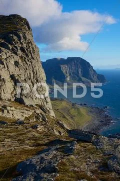 Coastal cliffs Stock Photos
