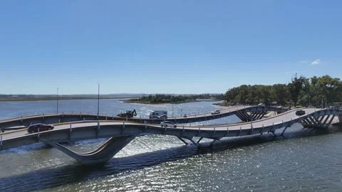 Coastal Connection at Puente de La Barra 스톡 동영상 341247456