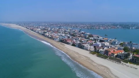 Coastal Drone Stock Footage 115316281