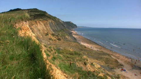 Coastal Erosion Stock Footage 498199