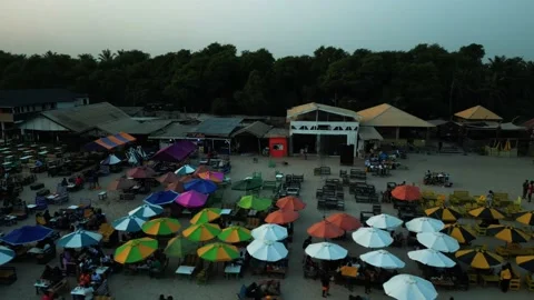 "COASTAL ESCAPE: A BEACH DRONE SIDE VIEW TOUR" Stock Footage 228821352