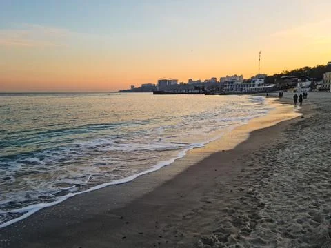 Coastal evening Stock Photos