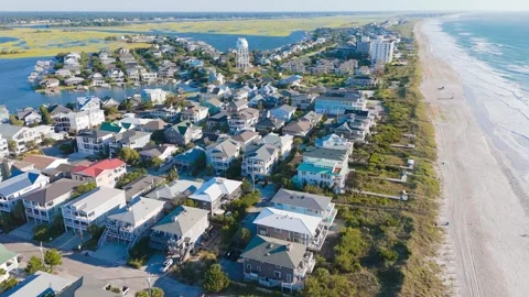 Coastal fly over Stock Footage 283926276