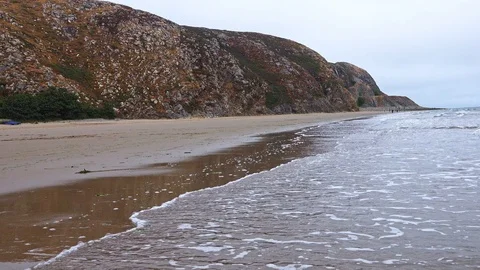 Coastal footage with waves Stock Footage 93030630
