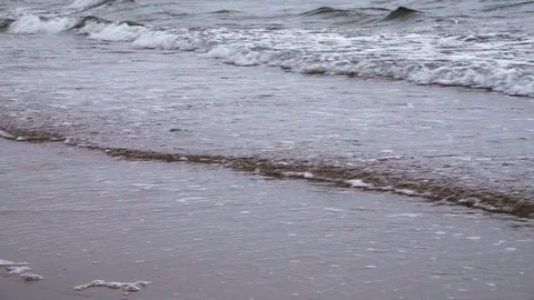 Coastal footage with waves Stock Footage 93075176