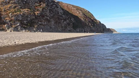 Coastal footage with waves Stock Footage 93094162