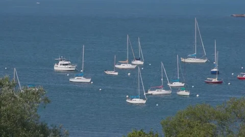 Coastal Harbor Stock Footage 134740232