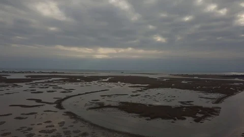 Coastal inlet rotate Stock Footage 88325765