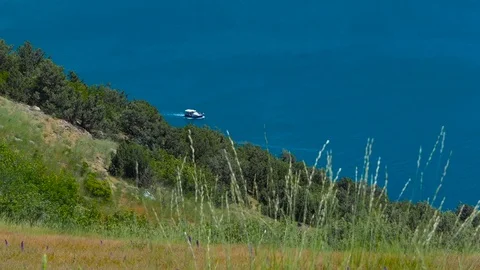 Coastal landscape Stock Footage 77190824