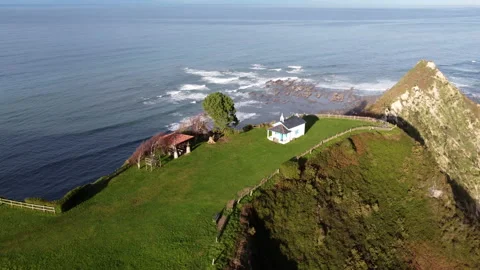 Coastal landscape Vídeo Stock 148347987