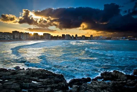 Coastal landscape Stock Photos