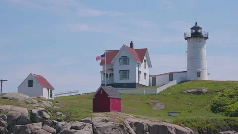 Coastal Lighthouse Stock Footage 134740167