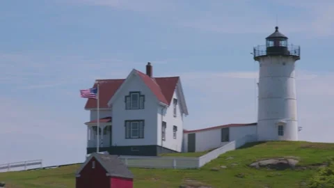 Coastal Lighthouse Stock Footage 134740195