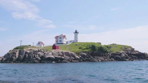 Coastal Lighthouse Stock Footage 134740263