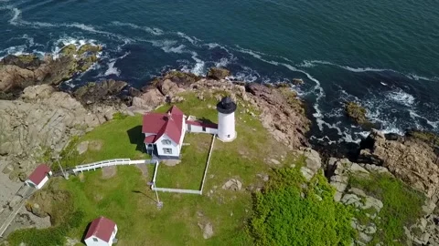 Coastal Lighthouse Stock Footage 134740298