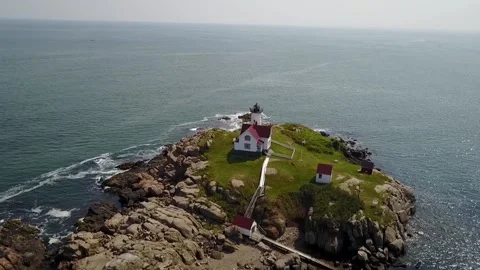 Coastal Lighthouse Stock Footage 134740396