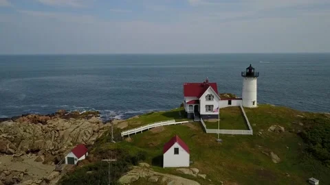 Coastal Lighthouse Stock Footage 134740431