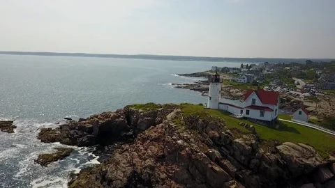 Coastal Lighthouse Stock Footage 134740457