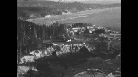 Coastal Oregon 1936 Stock Footage 182199266