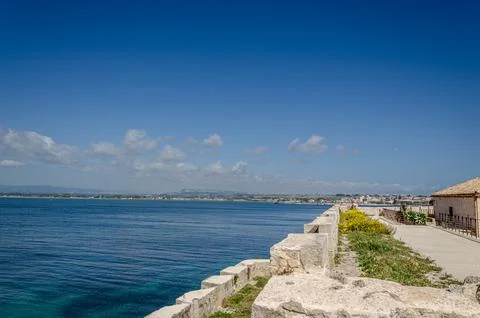 Coastal Path View Stock Photos