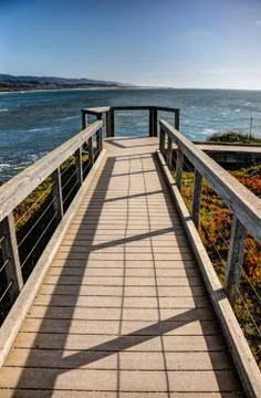Coastal pathway Stock-Fotos