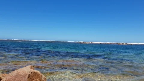 Coastal pool beach Stock Footage 101044084