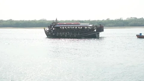 Coastal River Transport with Speedboats and Small Boat Stock Footage 331663252