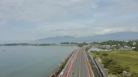 Coastal road Video stock 250970504