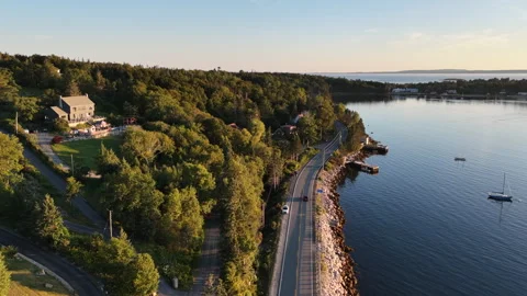 Coastal Road Stock Footage 342961389