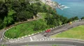 Coastal road in Madeira island HD Footage